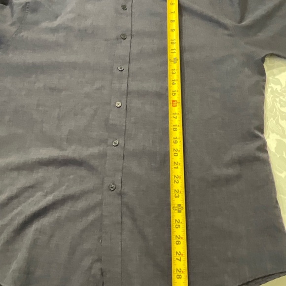 Vince Camuto Men Size XL Blue Stretch  Summer Comfort Long Sleeve Casual Shirt - Picture 7 of 8